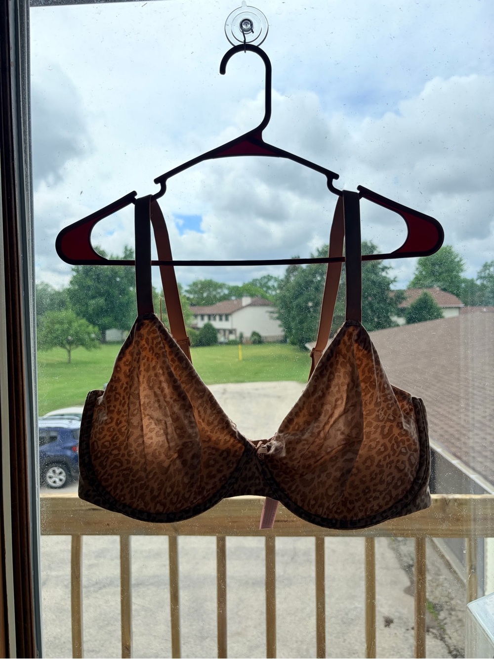 Victoria’s Secret Body By Victoria Cheetah Print Unlined Demi Bra size 40DD